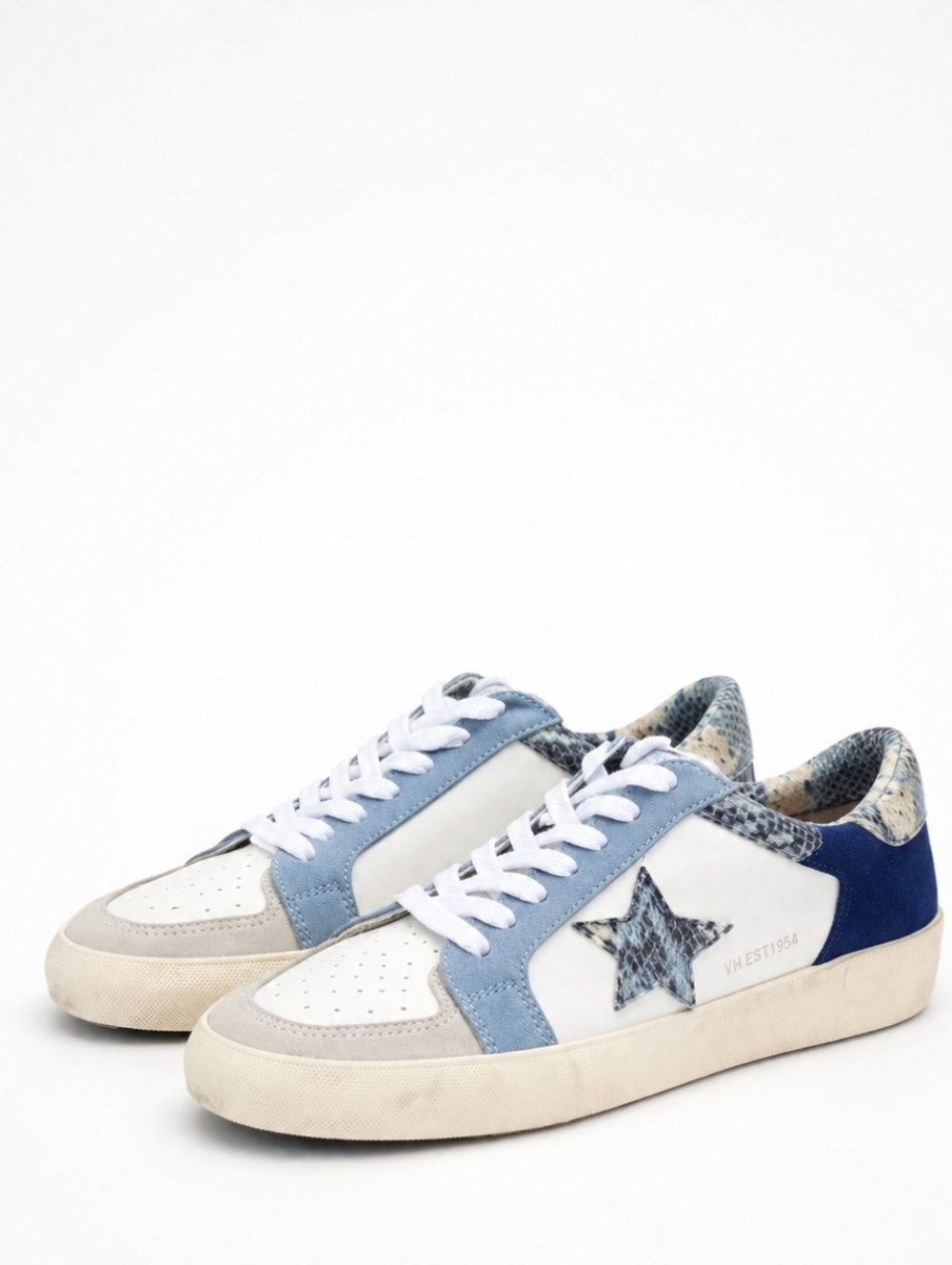 Vintage Havana Wild Blue Sneakers Womens Size 10